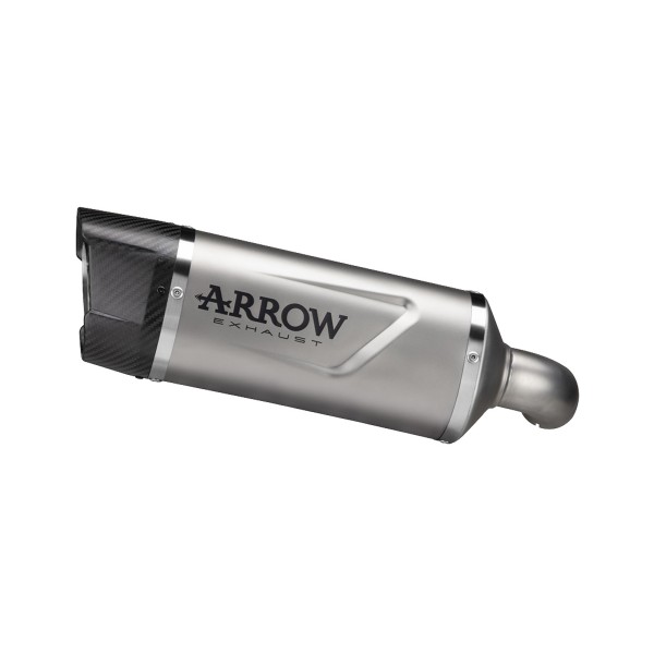ARROW INDY RACE EVO ALLUM END CAP CARB EXHAUST FOR HONDA XL750 TRANSALP 2023-2024 PART # 72645AK