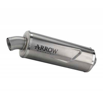 ARROW INDY RACE EVO ALLUM END CAP INOX EXHAUST FOR HONDA XL750 TRANSALP 2023-2024 PART # 72645AO