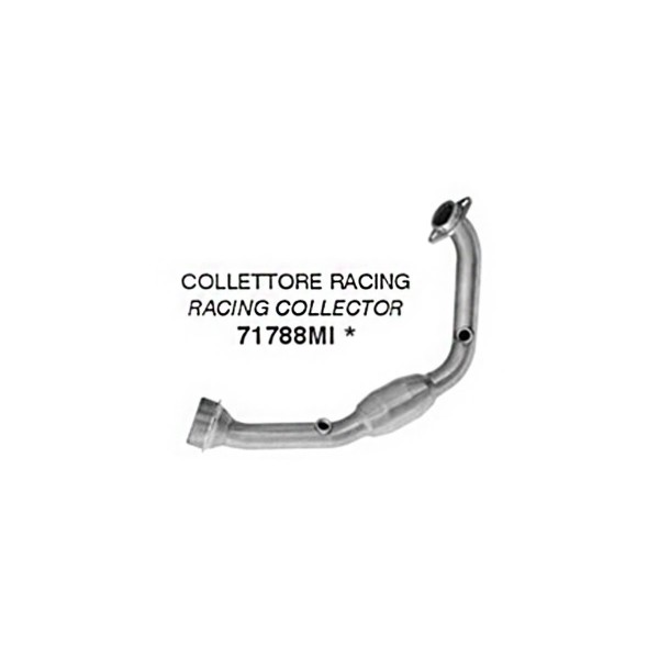 ARROW STAINLESS STEEL RACING COLLECTOR FOR KTM DUKE 390 2024-2025 PART # 71788MI