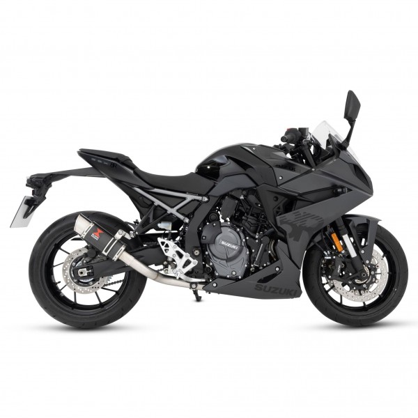 BLACKWIDOW 200 MM ROUND CARBON SILENCER EXHAUST SYSTEM FOR SUZUKI GSX-8R 2023-2025 PART #92463