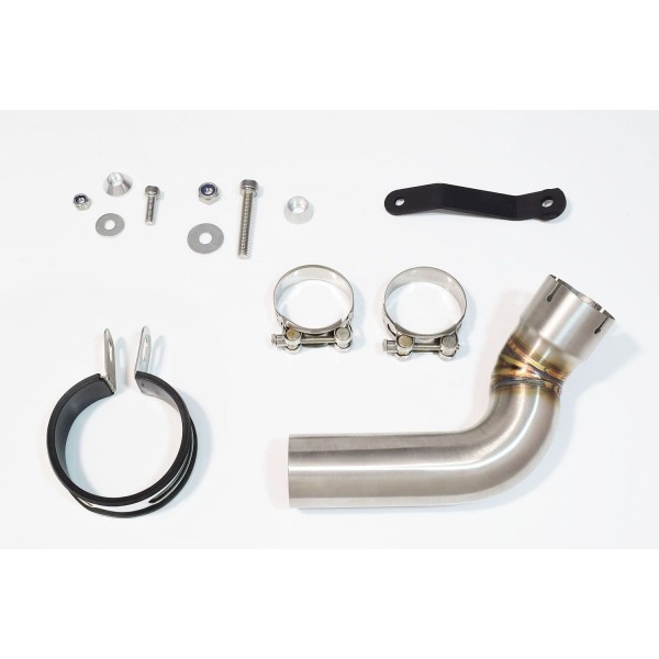 BLACKWIDOW 230MM GP ROUND BLUE TIP CARBON SILENCER EXHAUST SYSTEM FOR KAWASAKI NINJA 1000 SX 2020-2024 PART #CL23R