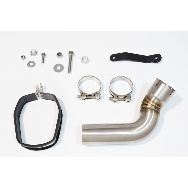 BLACKWIDOW 300MM HEXAGONAL STAINLESS SILENCER CARBON TIP EXHAUST SYSTEM FOR KAWASAKI NINJA 1000 SX 2020-2024 PART #SC30H