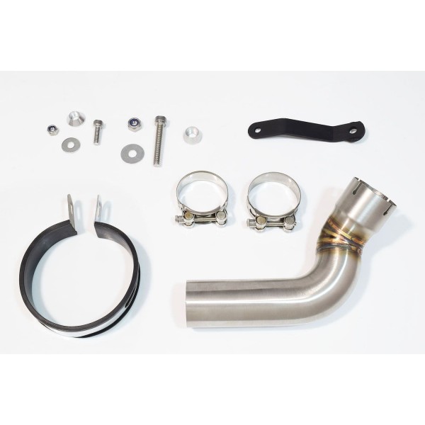 BLACKWIDOW  200MM ROUND BLUE TIP STAINLESS SILENCER EXHAUST SYSTEM FOR KAWASAKI NINJA 1000 SX 2020-2024 PART #SL20R