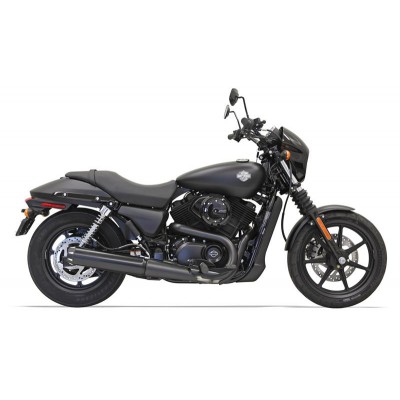 BASSANI EXHAUST BLACK 4 IN. STRAIGHT CAN STYLE PERFORMANCE MUFFLER PART # 1587RB