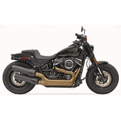 BASSANI EXHAUST BLACK 4 PERFORMANCE SLIP ONS PART # 1S37UB