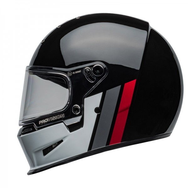 BELL ELIMINATOR ECE6 GT BLACK WHITE HELMET