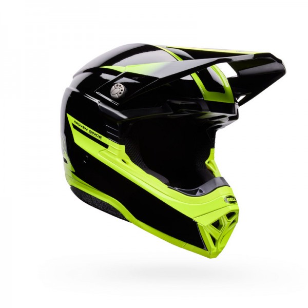 BELL MOTO-10 MIPS FADE BLACK YELLOW HELMET