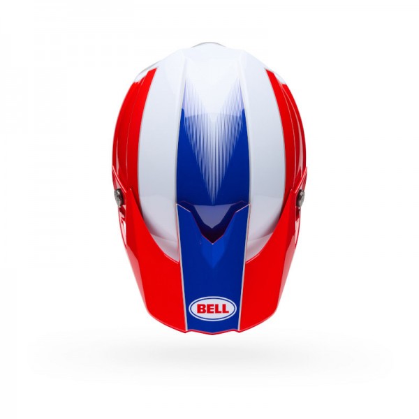 BELL MOTO-10 MIPS FALCON RED WHITE HELMET