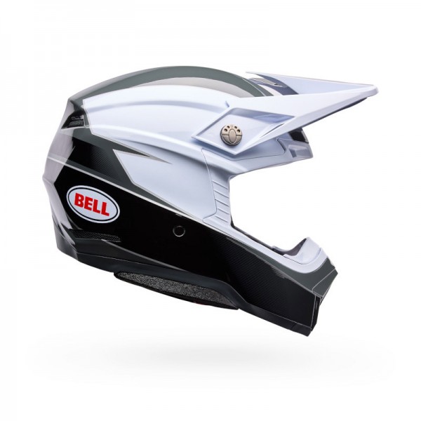 BELL MOTO-10 MIPS FALCON WHITE BLACK HELMET