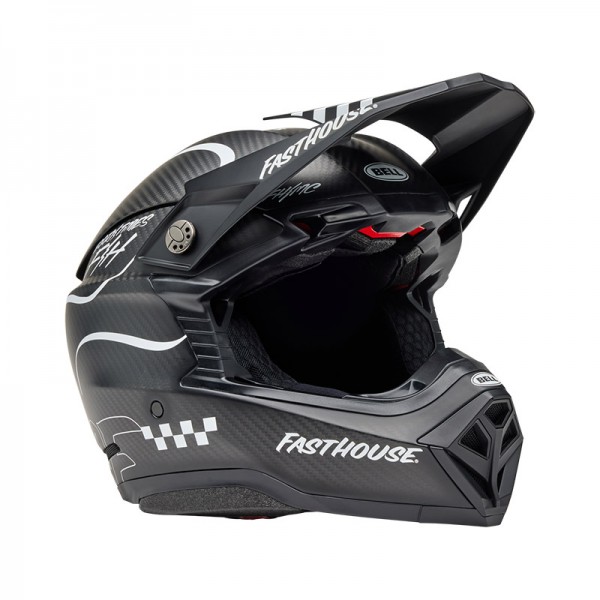 BELL MOTO-10 SPHERICAL FASTHOUSE RAVEN MATT HELMET