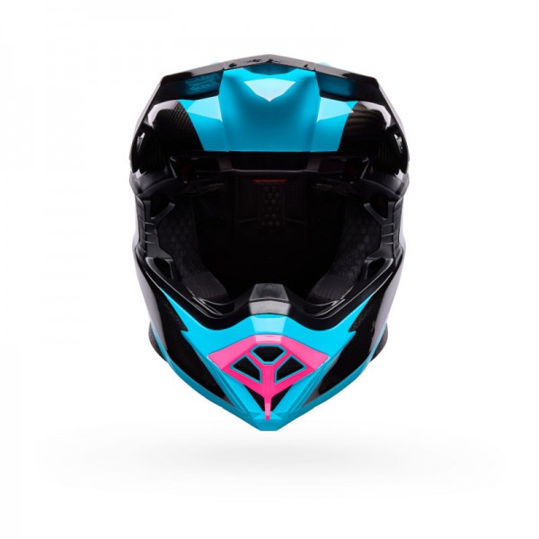 BELL MOTO-10 SPHERICAL FLUID GREEN PINK HELMET