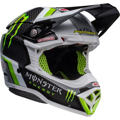 Bell Moto-10 Spherical Pro Circuit 22 Green Helmet