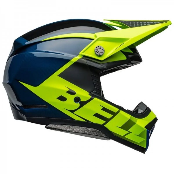BELL MOTO-10 SPHERICAL SLICED RETINA BLUE HELMET