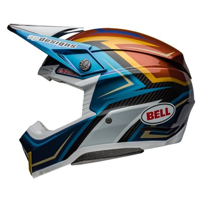 BELL MOTO-10 SPHERICAL TOMAC 24 WHITE GOLD HELMET