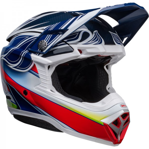 BELL MOTO-10 SPHERICAL TOMAC REPLICA 23 BLACK WHITE HELMET