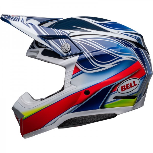 BELL MOTO-10 SPHERICAL TOMAC REPLICA 23 BLACK WHITE HELMET