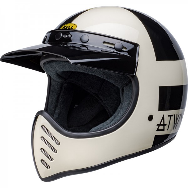 BELL MOTO-3 ATWYLD ORBIT WHITE BLACK HELMET