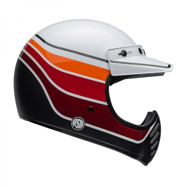 BELL MOTO-3 RSD SADDLEBACK ECE6 WHITE BLACK HELMET