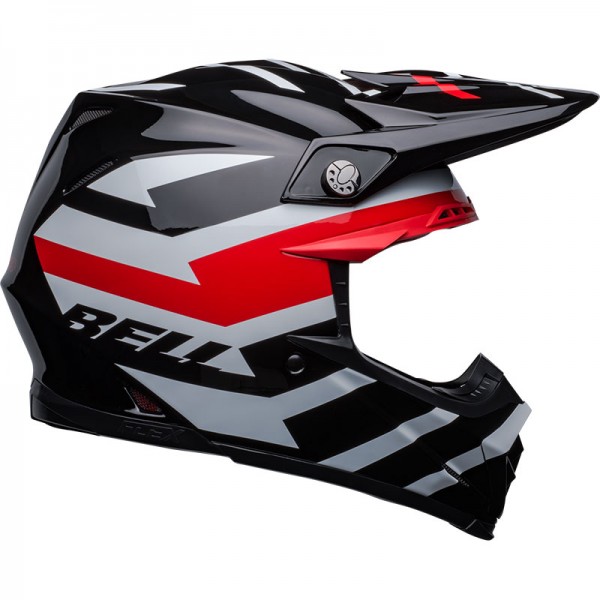 BELL MOTO-9S FLEX BANSHEE BLACK RED HELMET