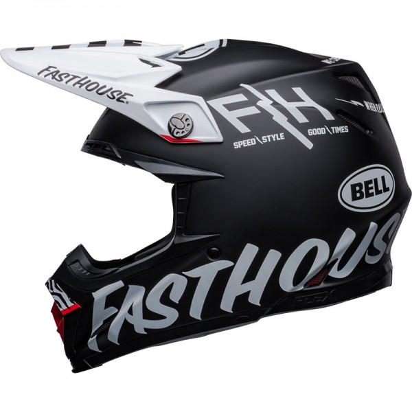 BELL MOTO-9S FLEX FASTHOUSE FLEX CREW BLACK HELMET