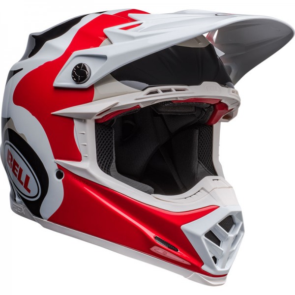 BELL MOTO-9S FLEX HELLO COUSTEAU REEF WHITE RED HELMET