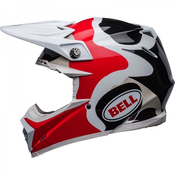BELL MOTO-9S FLEX HELLO COUSTEAU REEF WHITE RED HELMET