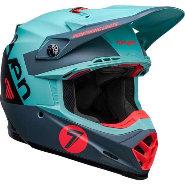 BELL MOTO-9S FLEX SEVEN VANGUARD AQUA HELMET