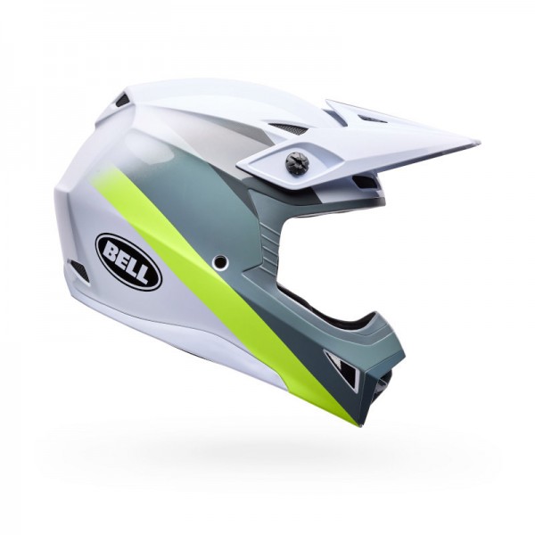 BELL MX-10 MIPS AVIATOR WHITE GREEN HELMET