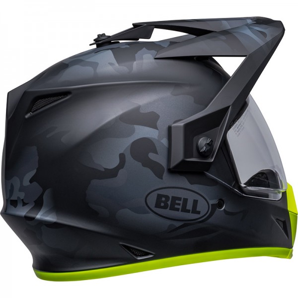 Bell Mx-9 Adv Mips Stealth Camo Black Yellow Helmet