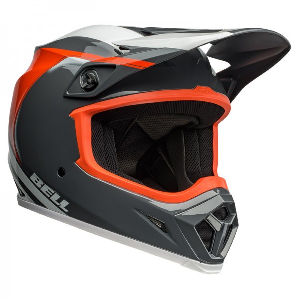 BELL MX-9 MIPS DART CHARCOAL ORANGE HELMET