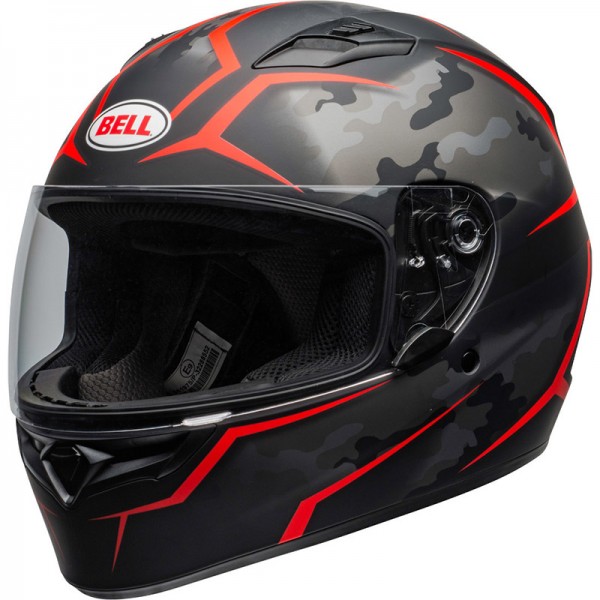 Bell Qualifier Stealth Black Matt Red Helmet
