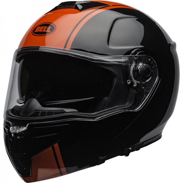 BELL SRT RIBBON BLACK RED MODULAR HELMET