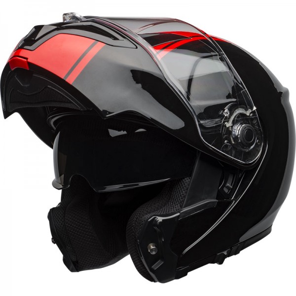 BELL SRT RIBBON BLACK RED MODULAR HELMET