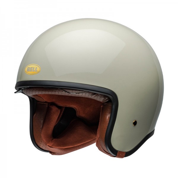 BELL TX501 ECE6 VINTAGE WHITE HELMET