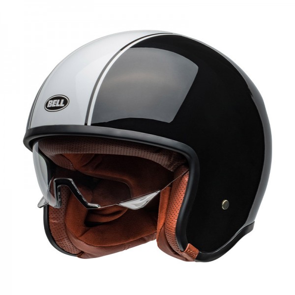 BELL TX501 RALLY ECE6 BLACK WHITE HELMET