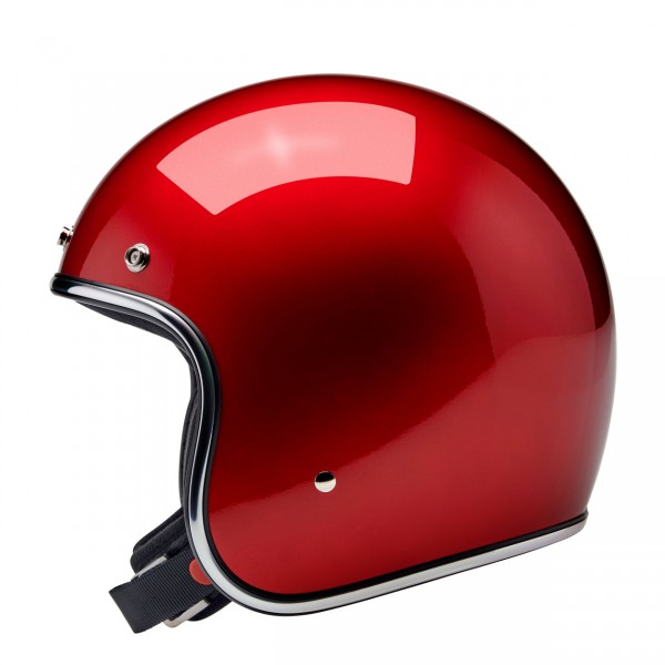 BILTWELL BONANZA METALLIC CHERRY RED HELMET