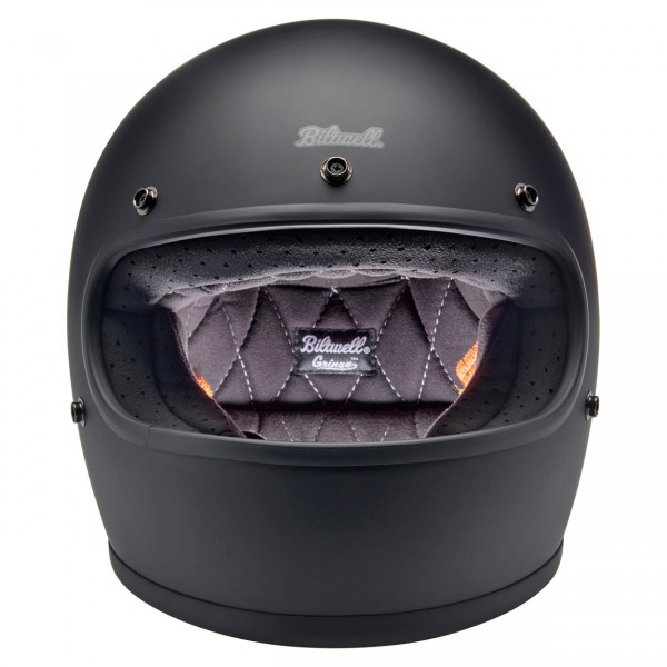 BILTWELL GRINGO FLAT BLACK HELMET