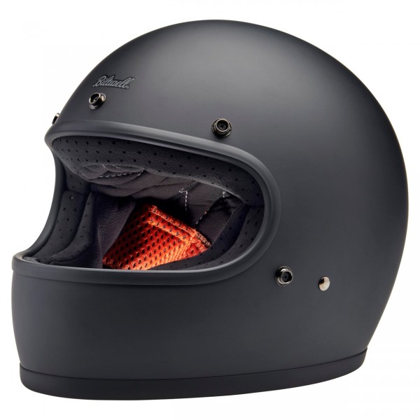 BILTWELL GRINGO FLAT BLACK HELMET