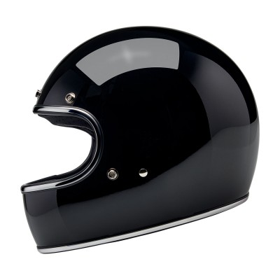BILTWELL GRINGO GLOSS BLACK HELMET