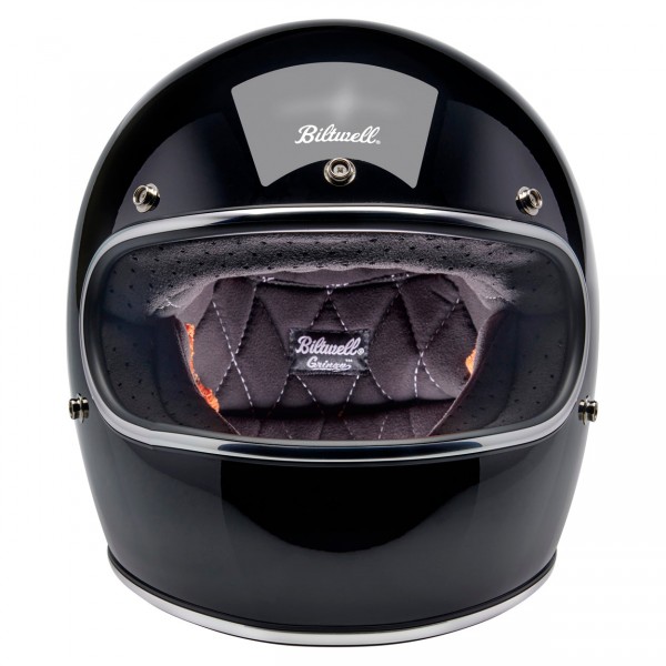 BILTWELL GRINGO GLOSS BLACK HELMET