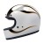 BILTWELL GRINGO GLOSS WHITE BLACK FLAMES HELMET