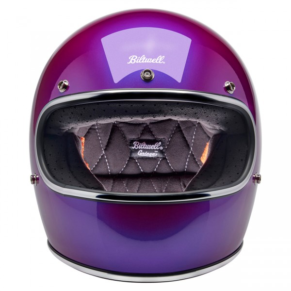 BILTWELL GRINGO METALLIC GRAPE HELMET