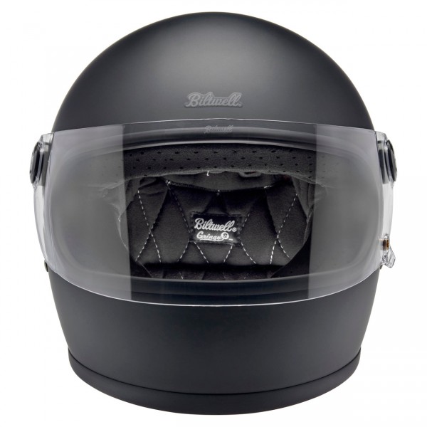 BILTWELL GRINGO S FLAT BLACK HELMET