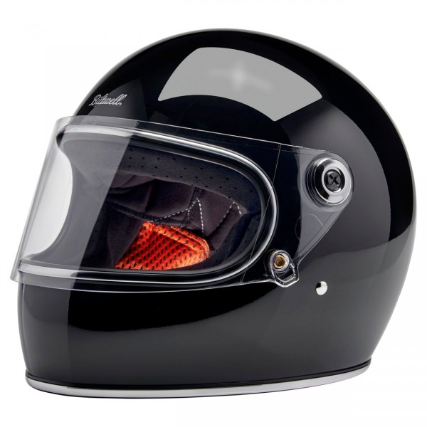 BILTWELL GRINGO S GLOSS BLACK HELMET