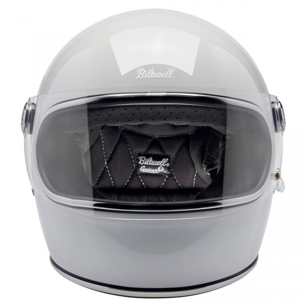 BILTWELL GRINGO S GLOSS WHITE HELMET