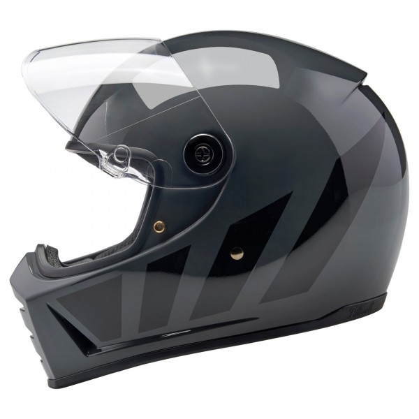 BILTWELL LANE SPLITTER GLOSS STORM GREY INERTIA HELMET