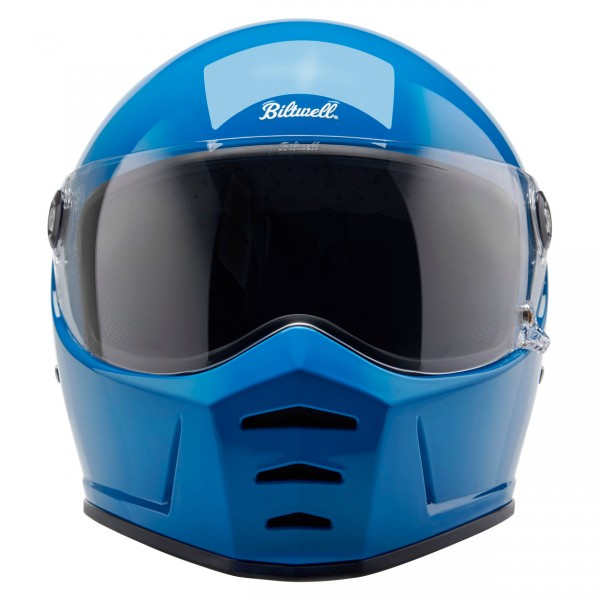 BILTWELL LANE SPLITTER GLOSS TAHOE BLUE HELMET
