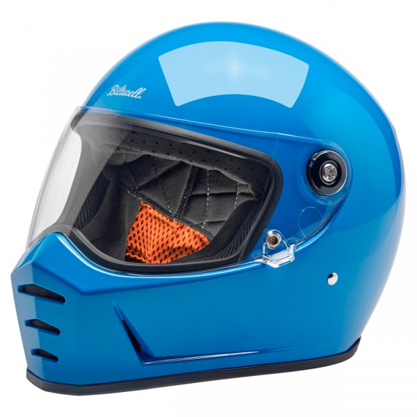 BILTWELL LANE SPLITTER GLOSS TAHOE BLUE HELMET