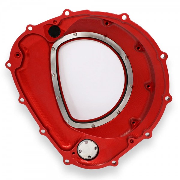 CNC CLUTCH COVER 4 CYLINDER RED FOR MV AGUSTA BRUTALE 920 2011-2012 PART # CA302R