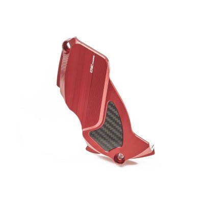 CNC SPROCKET COVER / S / R RED FOR DUCATI MONSTER 1200 2014-2016 PART # CP156R